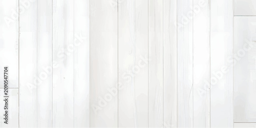White wood planks texture background with vertical natural patterns for design art work and interior or exterior.