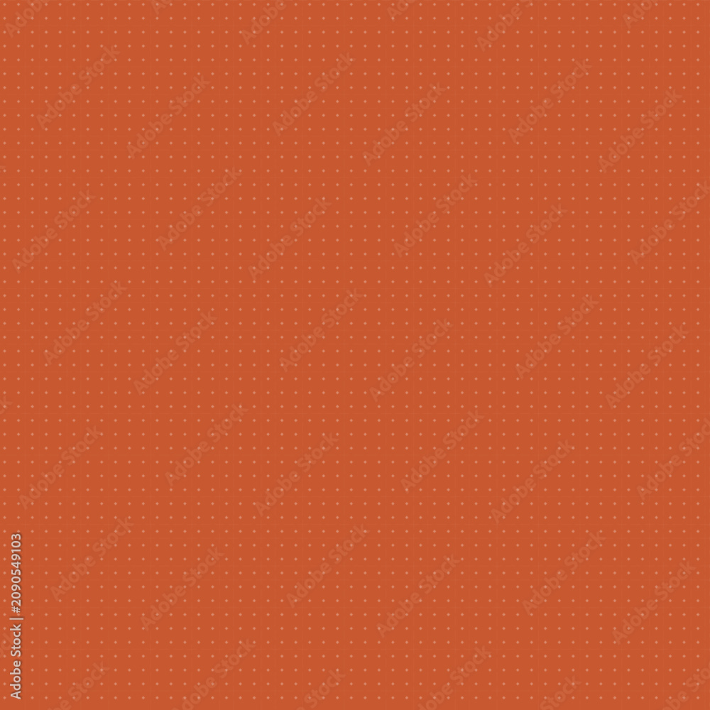 Fototapeta premium Minimalist Dotted Pattern on Burnt Orange Background for Graphic Design