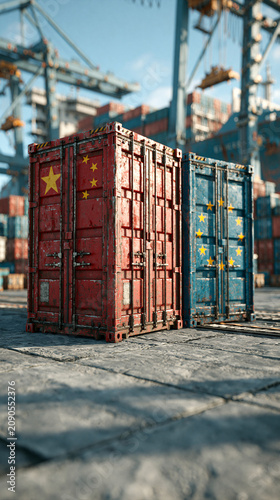 Cargo Containers with Natio...