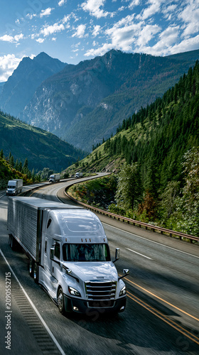 Trucking Through Mountain S...