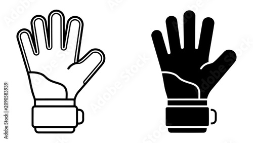 Photography Goalkeeper Gloves Icon