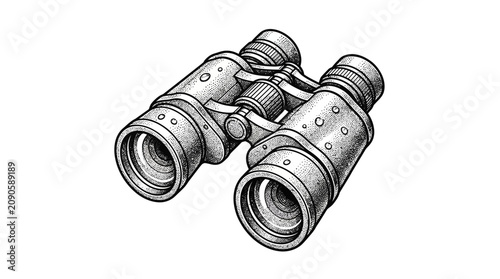 Photos Binoculars for observing and viewing.