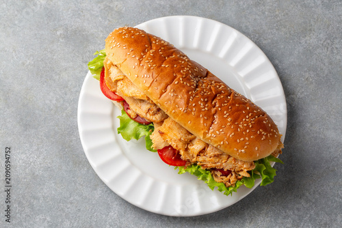 Top View of Chicken Doner K...
