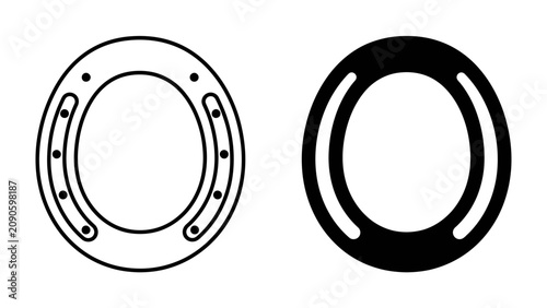 Two Circle Design: A simple graphic featuring two circular shapes, one outlined and one solid black, creating a minimalist abstract design.