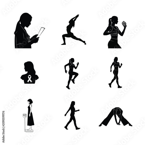 Post Workout Stretching Cool Down Yoga Poses Wellness Recovery