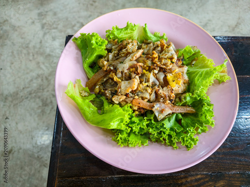 Restaurant-style Thai fried noodles beautifully presented for menus and commercial food photography.