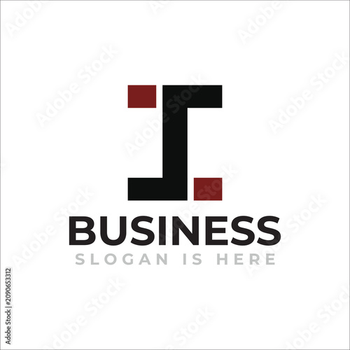 Minimal Business Monogram Logo Professional Brand Identity