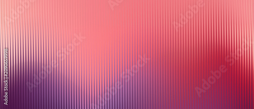 Fotografie abstract glass gradient background, Abstract image featuring vertical lines in red pink and purple colors