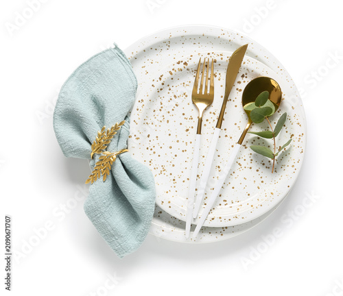 Elegant table setting with ...