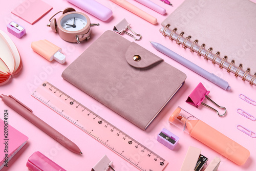 Different school stationery...