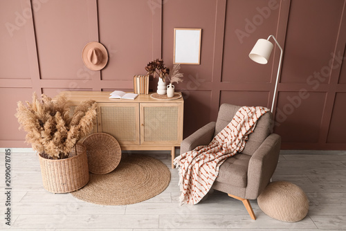 Comfortable armchair with w...