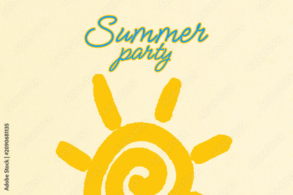 Fototapeta premium Celebrating a joyful birthday party with friends and family under the summer sun
