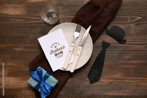 Festive decorated table set...
