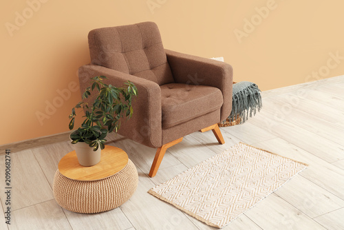 Interior of living room wit...