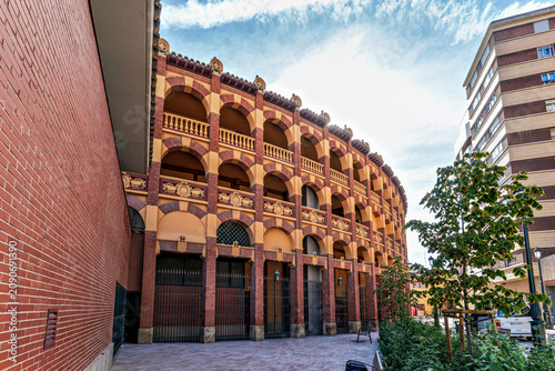 Quadro em tela The Plaza de Toros de la Misericordia, Bullring in Zaragoza, Spain
