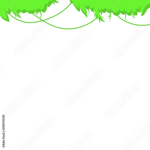 Forest Leaves Border