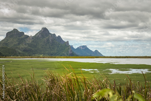 A view of Khao Sam Roi Yot, Pranburi.