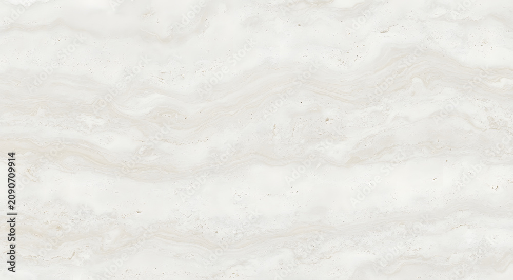 Fototapeta premium Minimal White Travertine with Ivory Layer Texture