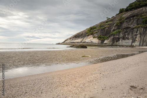 A view of Khao Tao Beach, Pranburi.