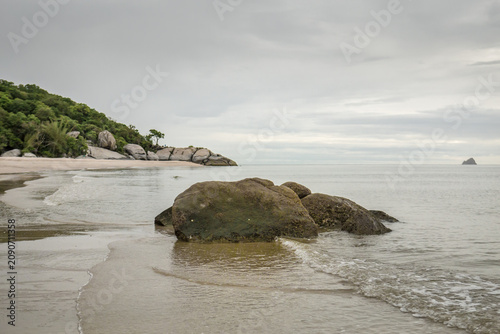 A view of Khao Tao Beach, Pranburi.
