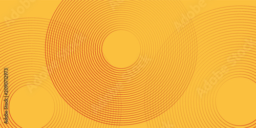 Colorful orange circle pattern 3D background gradient with soft pastel color design. Abstract template and modern stylish texture background. Eps10 vector illustration eps 10