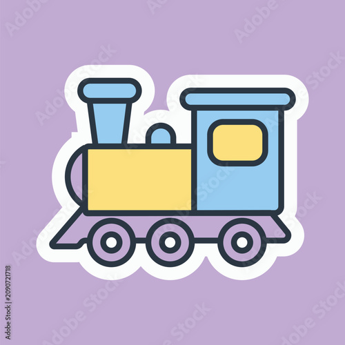 vector illustration of a train