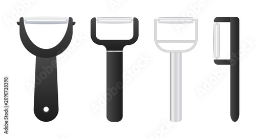 Vegetable peelers for kitchen food preparation tools