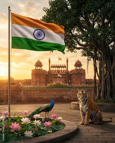 India independence day poster design.