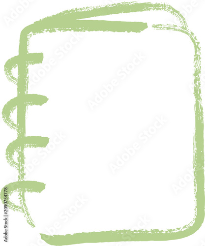 School Item Crayon Illustration
