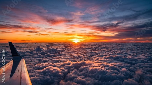 sunset over the sea