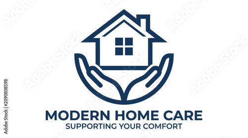 Fotografie Modern home care supporting comfort.