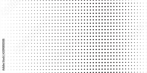 Halftone Dot Gradient Pattern Background Abstract Monochrome Retro Texture for Design