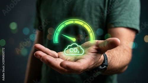 Carbon Reduction Progress Tracker Visualization