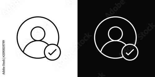 User check icon editable elements kit