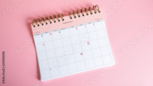 Background planning for business iteration meeting or travel planning concept ar close up of calendar