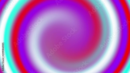 Abstract psychedelic spiral background red purple cyan twirl colorful fluid wave swirl pattern vibrant gradient loop hypnotic neon colorful backdrop motion graphic.