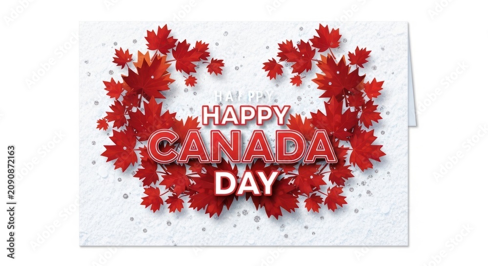 Red leaf maple tree maple leaf pattern background for Canada Day celebration vector