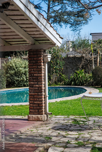 house in the garden
