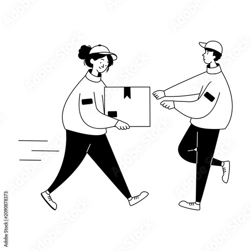 Konstfotografi Package Handoff