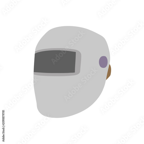 Welding Mask Flat Vector Icon