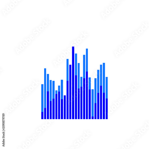 Audio Equalizer Bars Icon