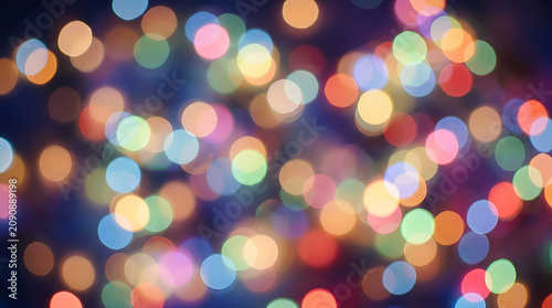 Defocused Color Light Background