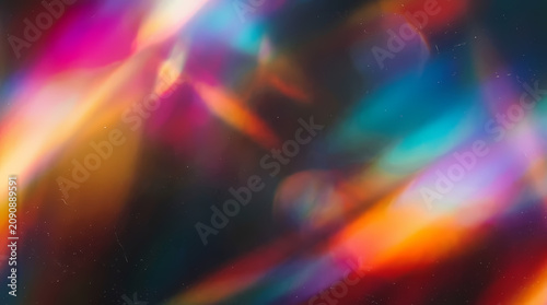 Colorful Light Leak Overlay