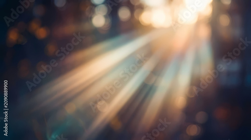 Blurred Light Rays Background