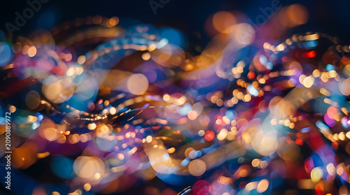 Blurred Abstract Lighting Texture