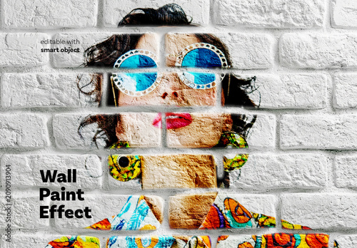Wall Paint Photo Effect