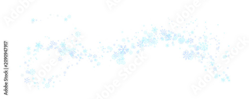 Frozen snow dust with blowing wind, sparkling frost particles. Transparent PNG overlay of fast falling rain with blue water streaks. Natural weather texture, dramatic atmosphere. Vector illustration.	