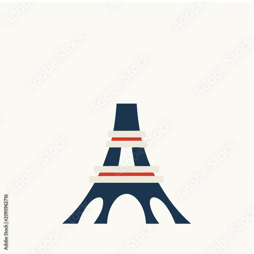 Tower Landmark Flat Vector Icon