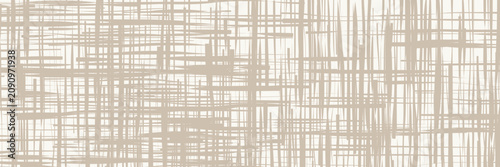 Obraz na płótnie Abstract woven linen texture with natural flax fabric, fine crosshatch weave and realistic thread detail