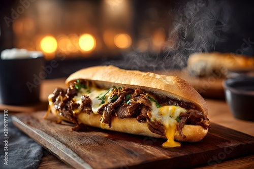 A smoky hot premium sandwich that tempts the palate with melted cheese, an explosion of grilled meat flavors, delicious steak and cheese in every bite
